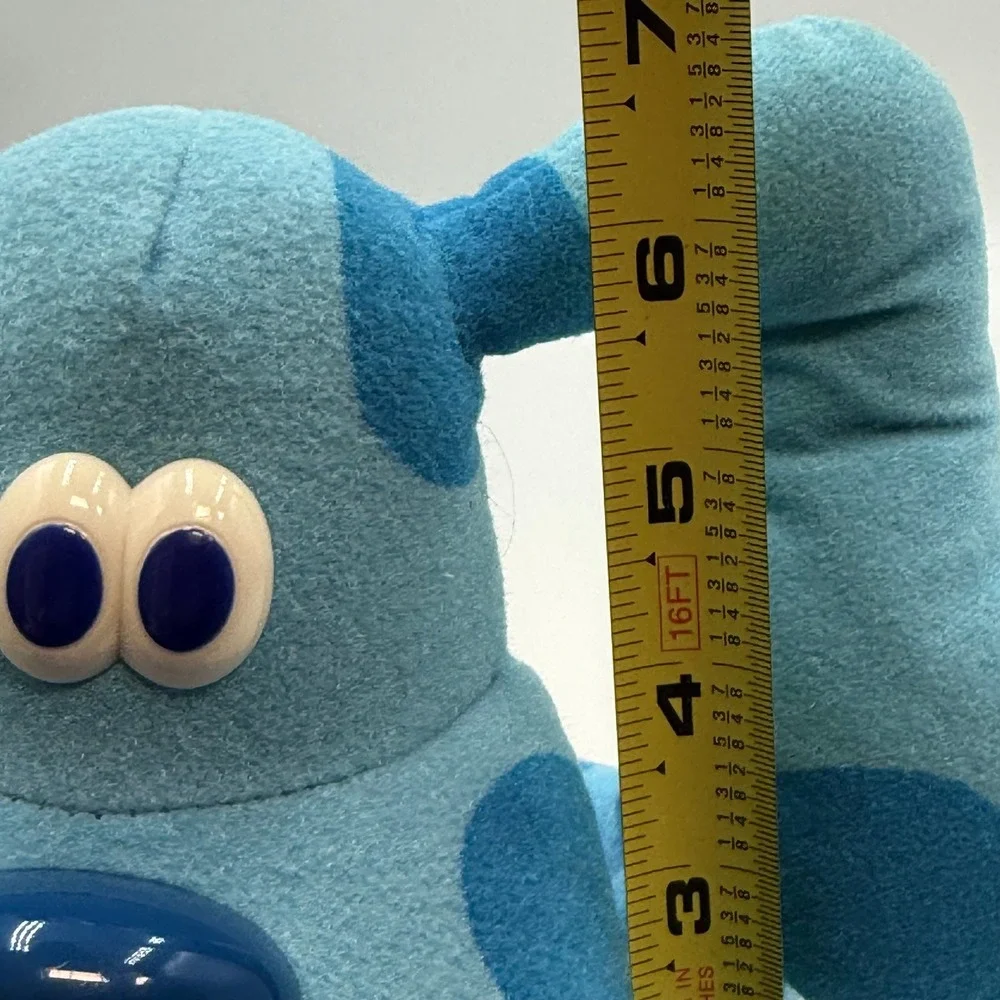 Vintage 1997 Tyco Blues Clues Pose A Blue‎ Plush Dog Posable Ears 39955 8 Inch
